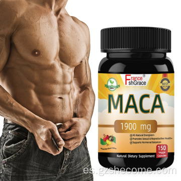 Las cápsulas de extracto de raíz de maca premium mejoran la energía